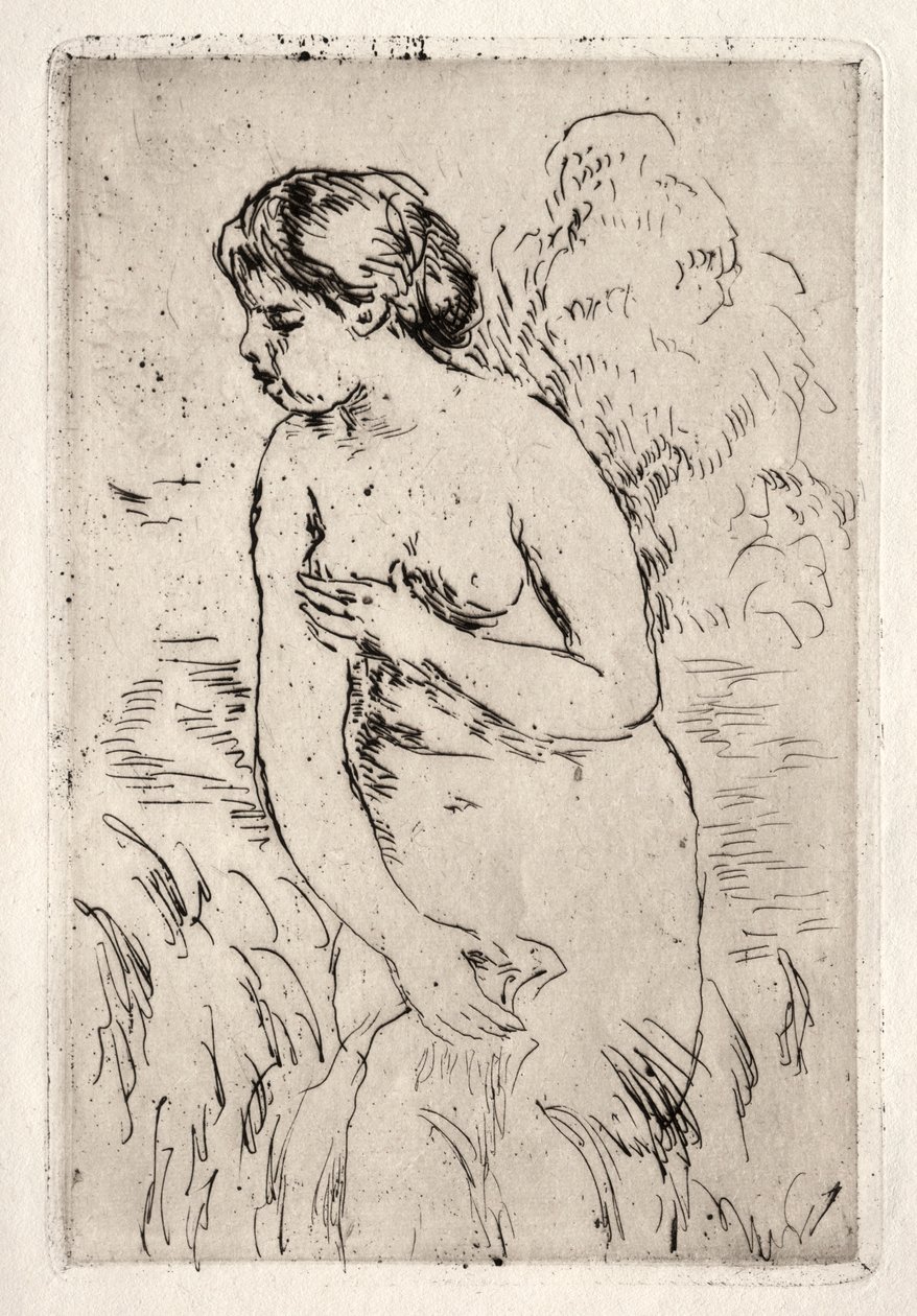 Baigneuse debout, a mi-jambes de Pierre Auguste Renoir