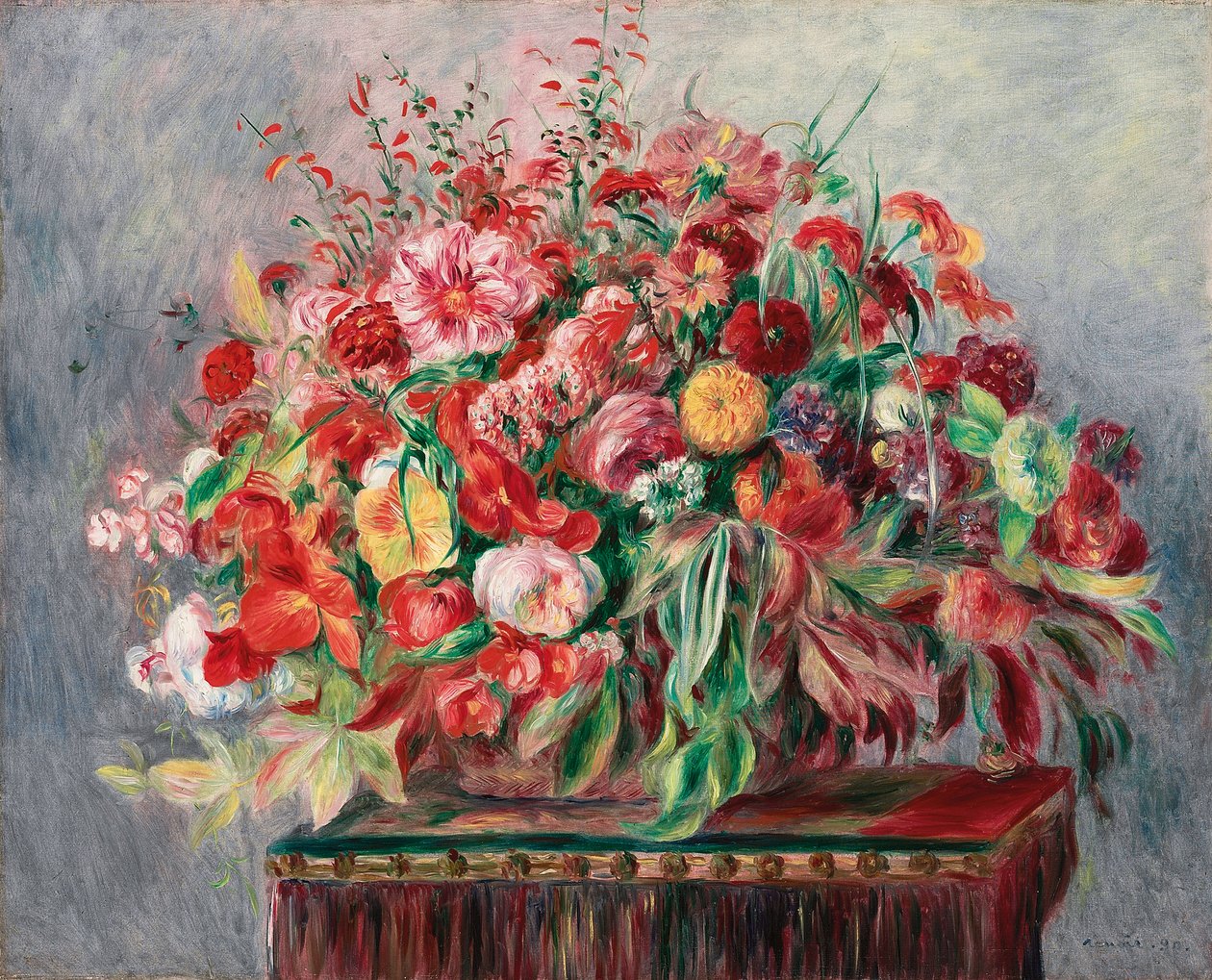 Cesta de Flores de Pierre Auguste Renoir