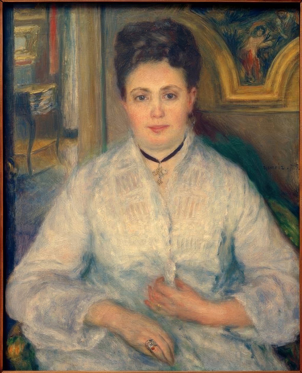 Retrato de Madame Victor Chocquet de Pierre Auguste Renoir