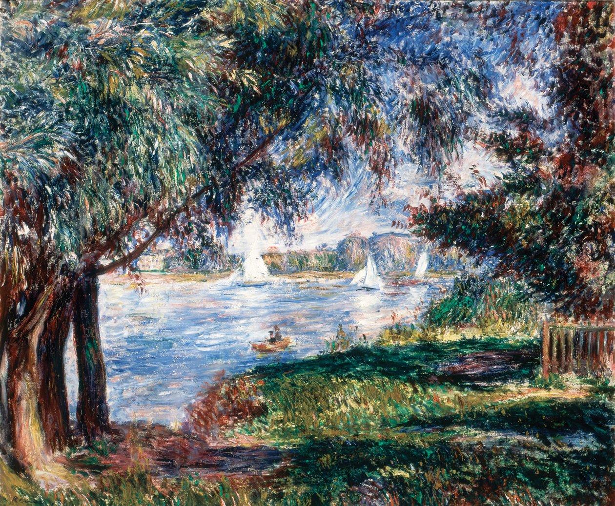 Bougival, 1888 de Pierre Auguste Renoir
