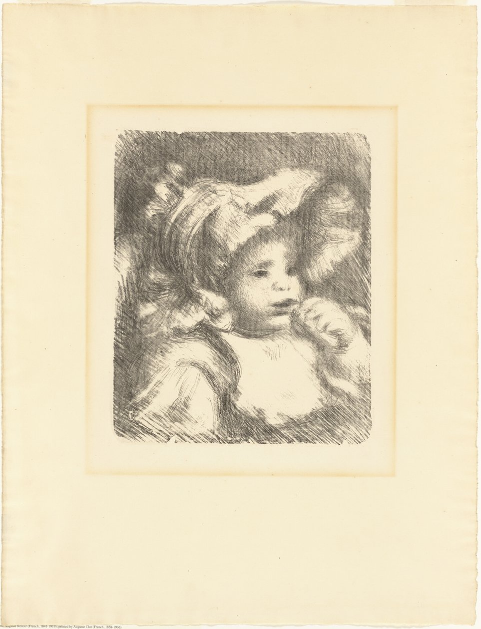 Niño con una galleta (Jean Renoir) de Pierre Auguste Renoir