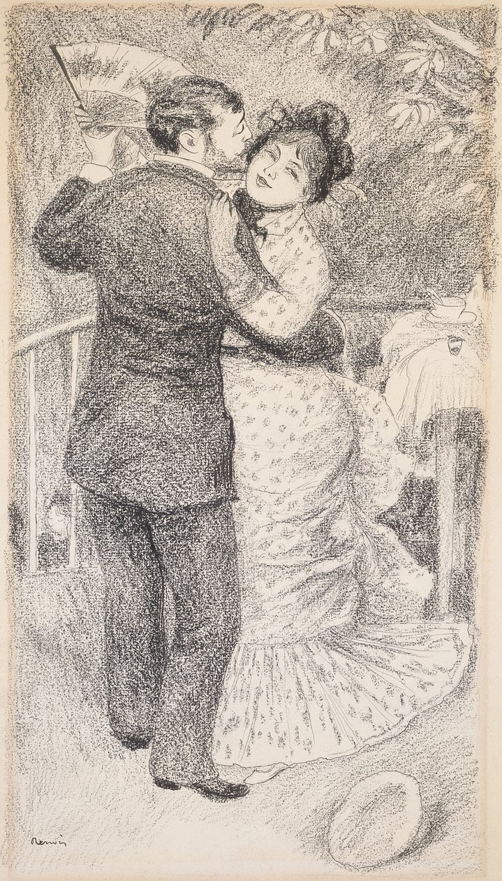 Baile campestre, 1883 de Pierre Auguste Renoir