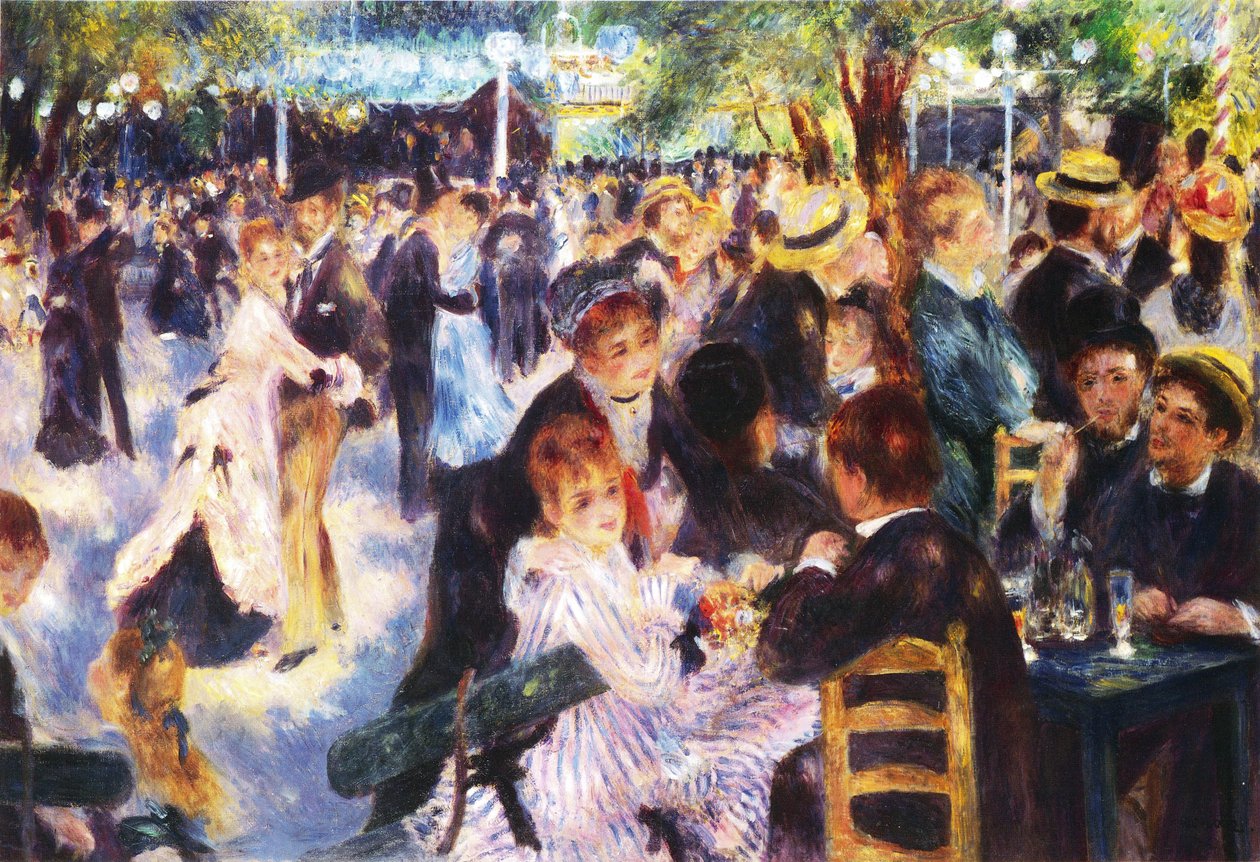 Baile en la Mouline de la Galette de Pierre Auguste Renoir