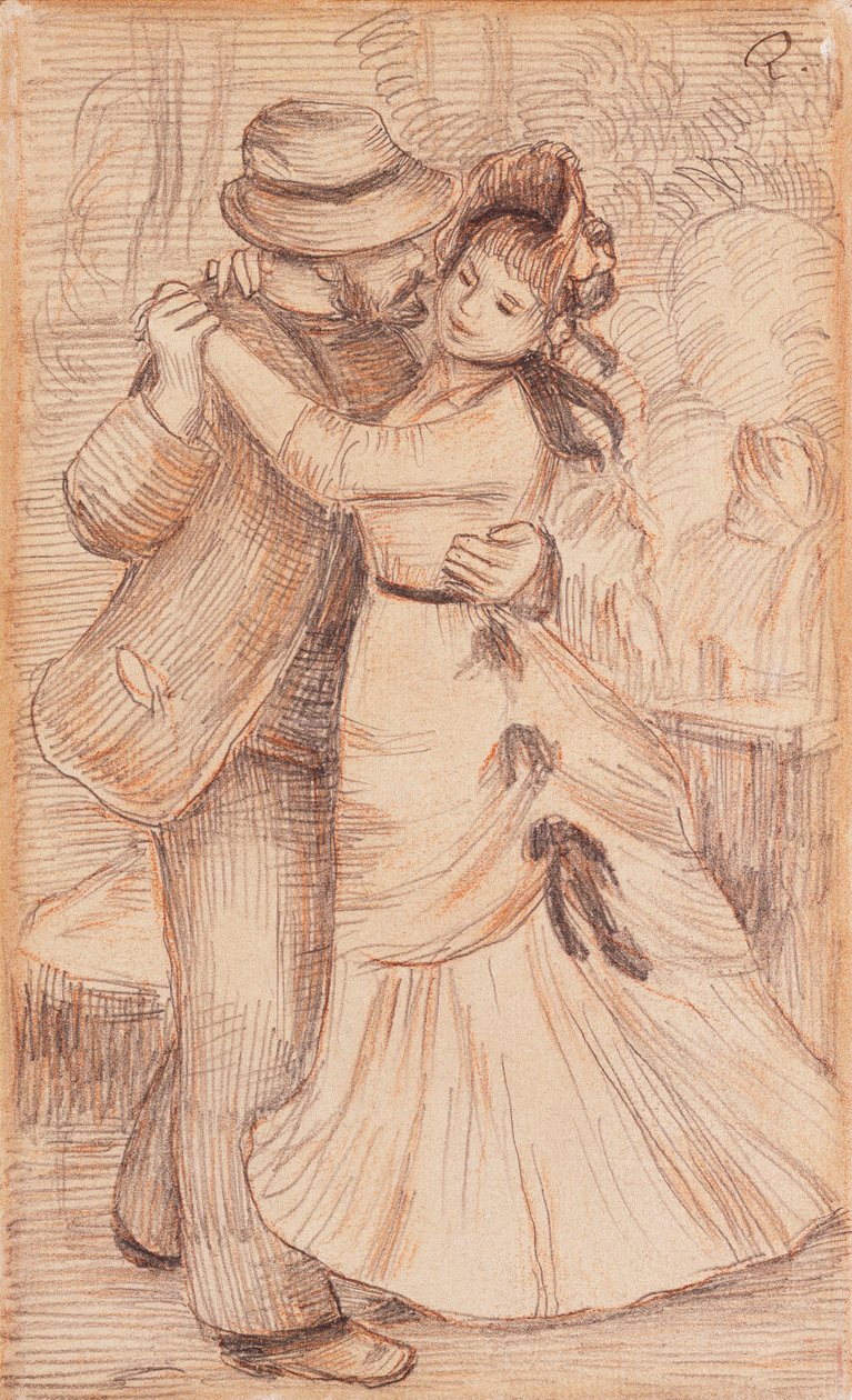Baile en el campo, 1883 de Pierre Auguste Renoir