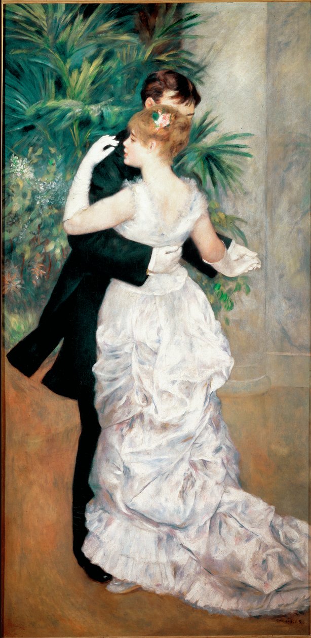 Bailando en la ciudad de Pierre Auguste Renoir