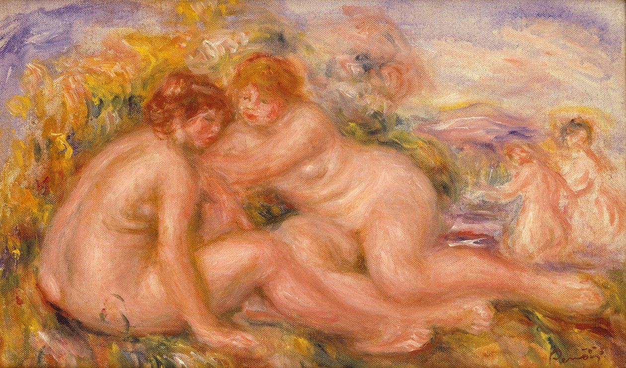 Cuatro bañistas de Pierre Auguste Renoir