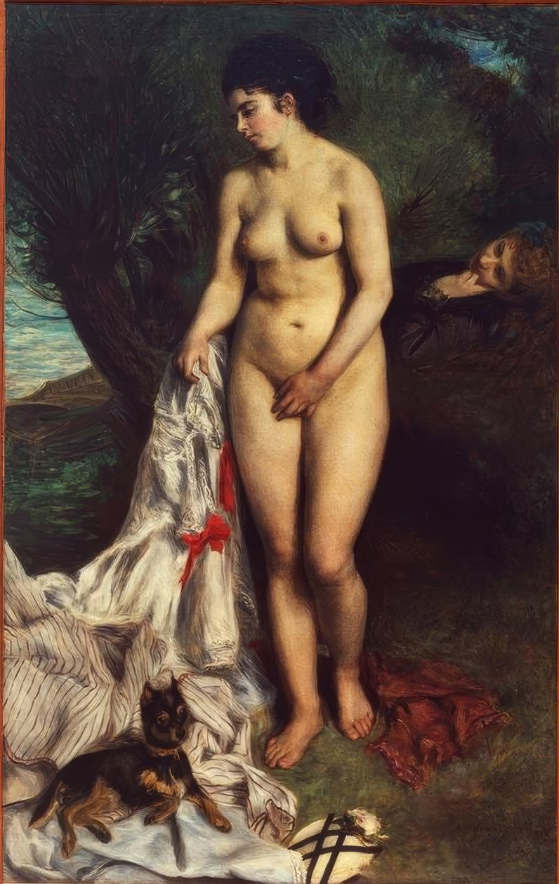 La bañista con el grifo de Pierre Auguste Renoir
