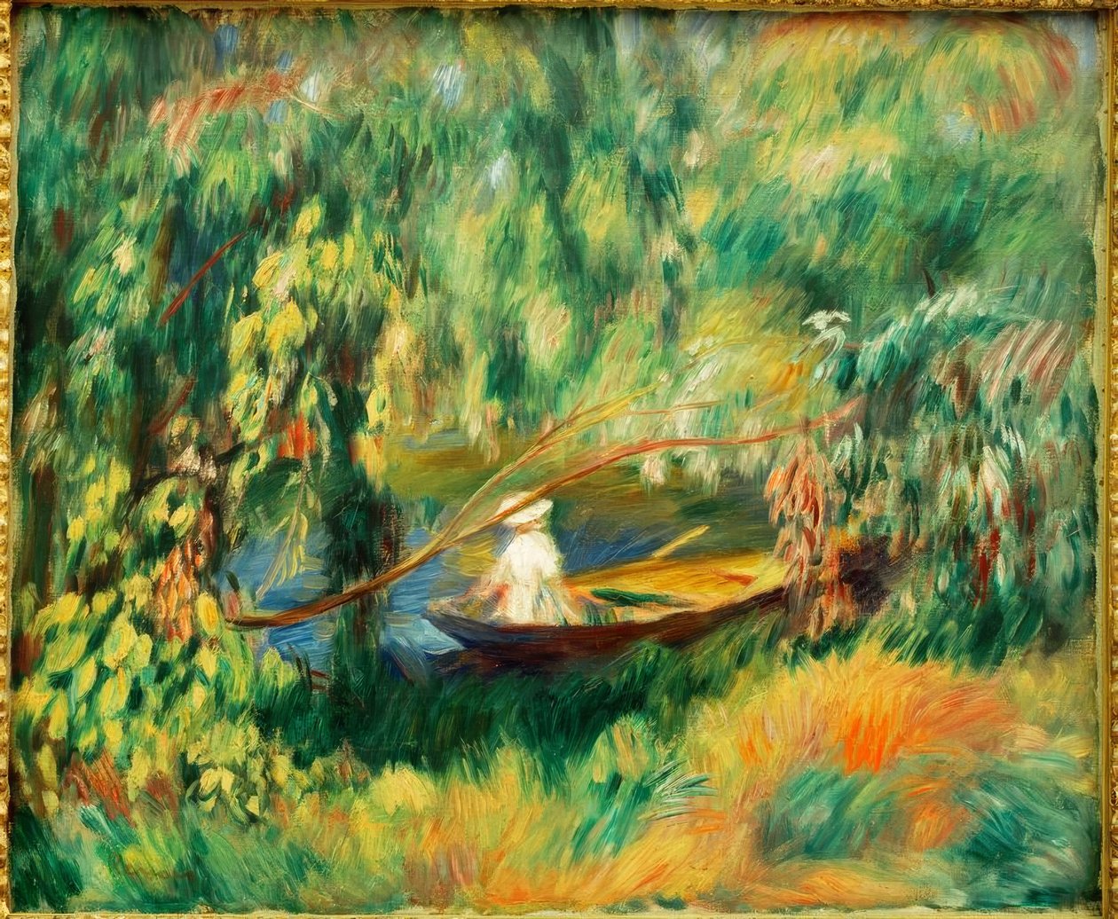 El bote de Pierre-Auguste Renoir