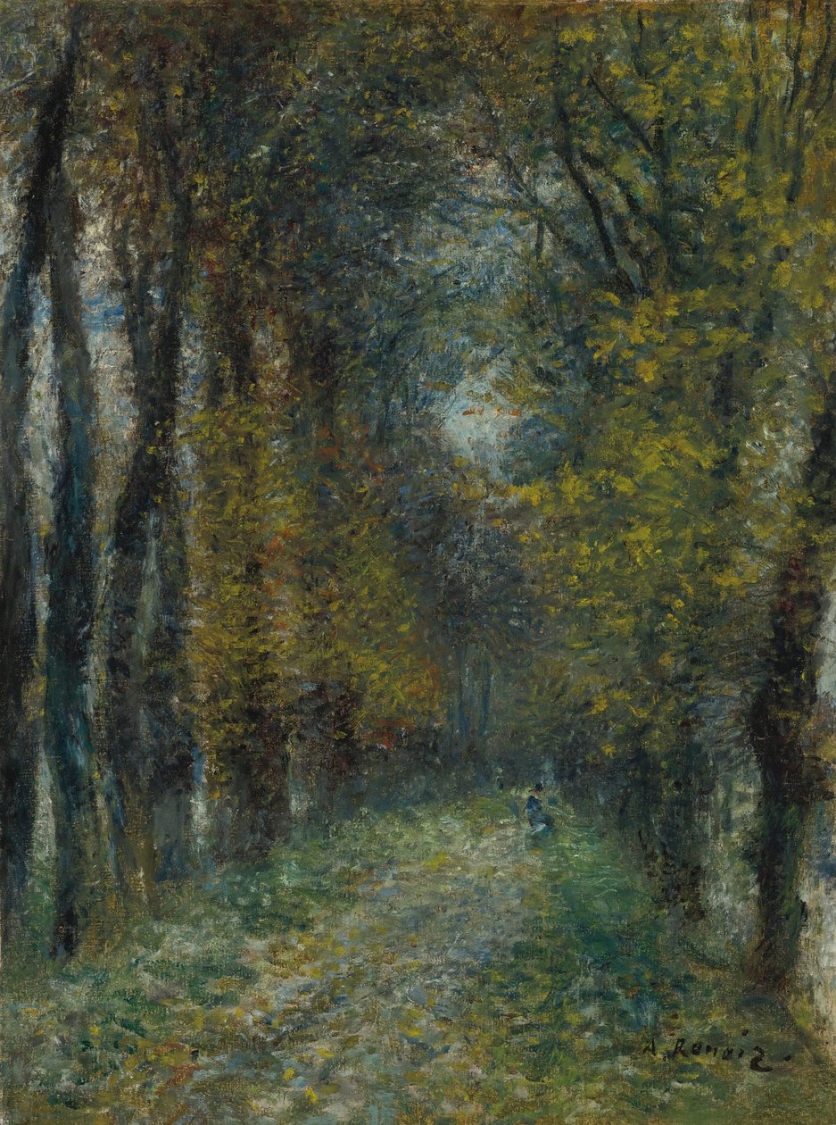 Lallée cubierta de Pierre Auguste Renoir