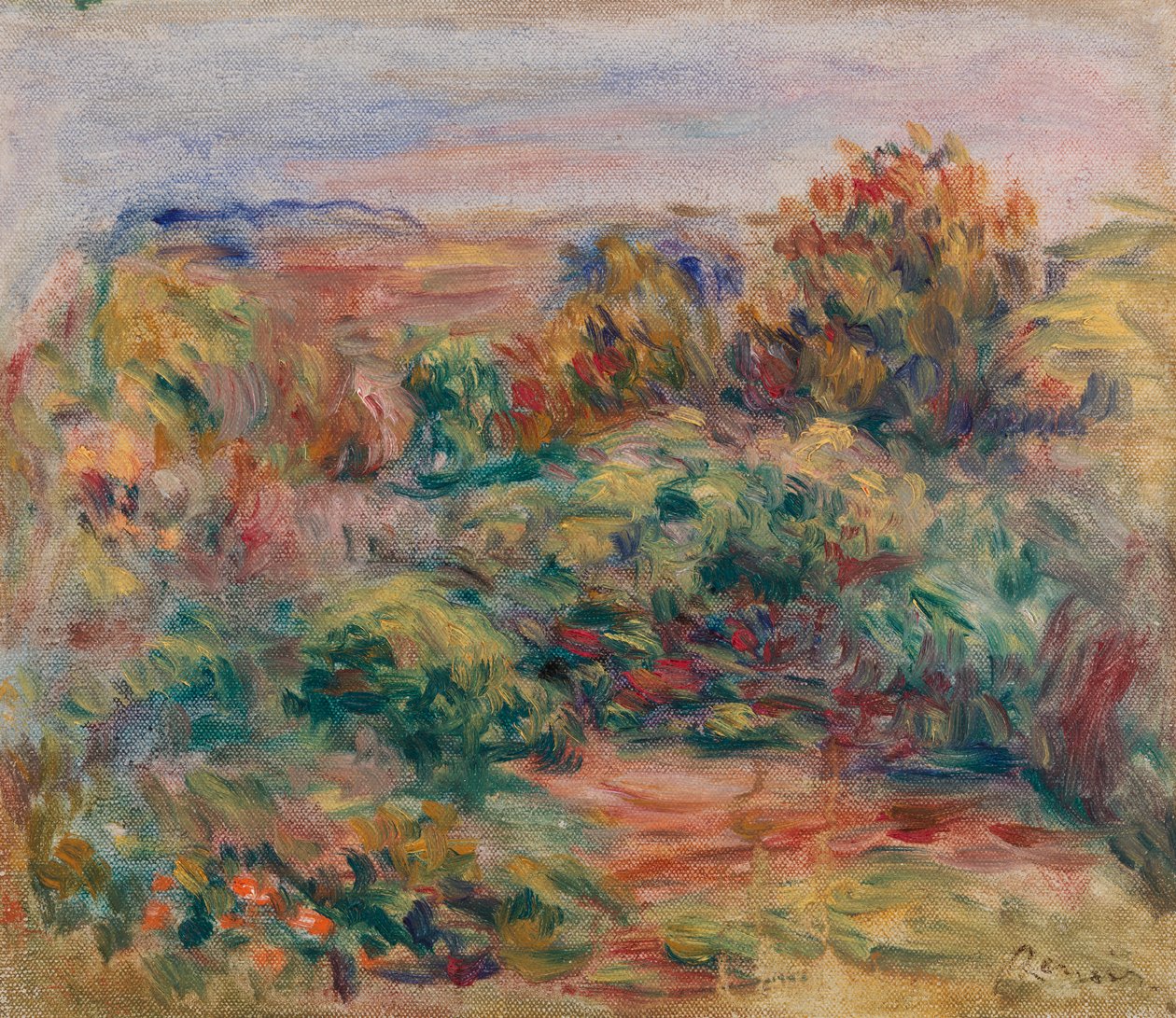 Paisaje de Pierre Auguste Renoir