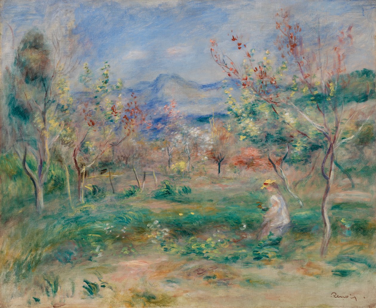 Paisaje de Pierre Auguste Renoir