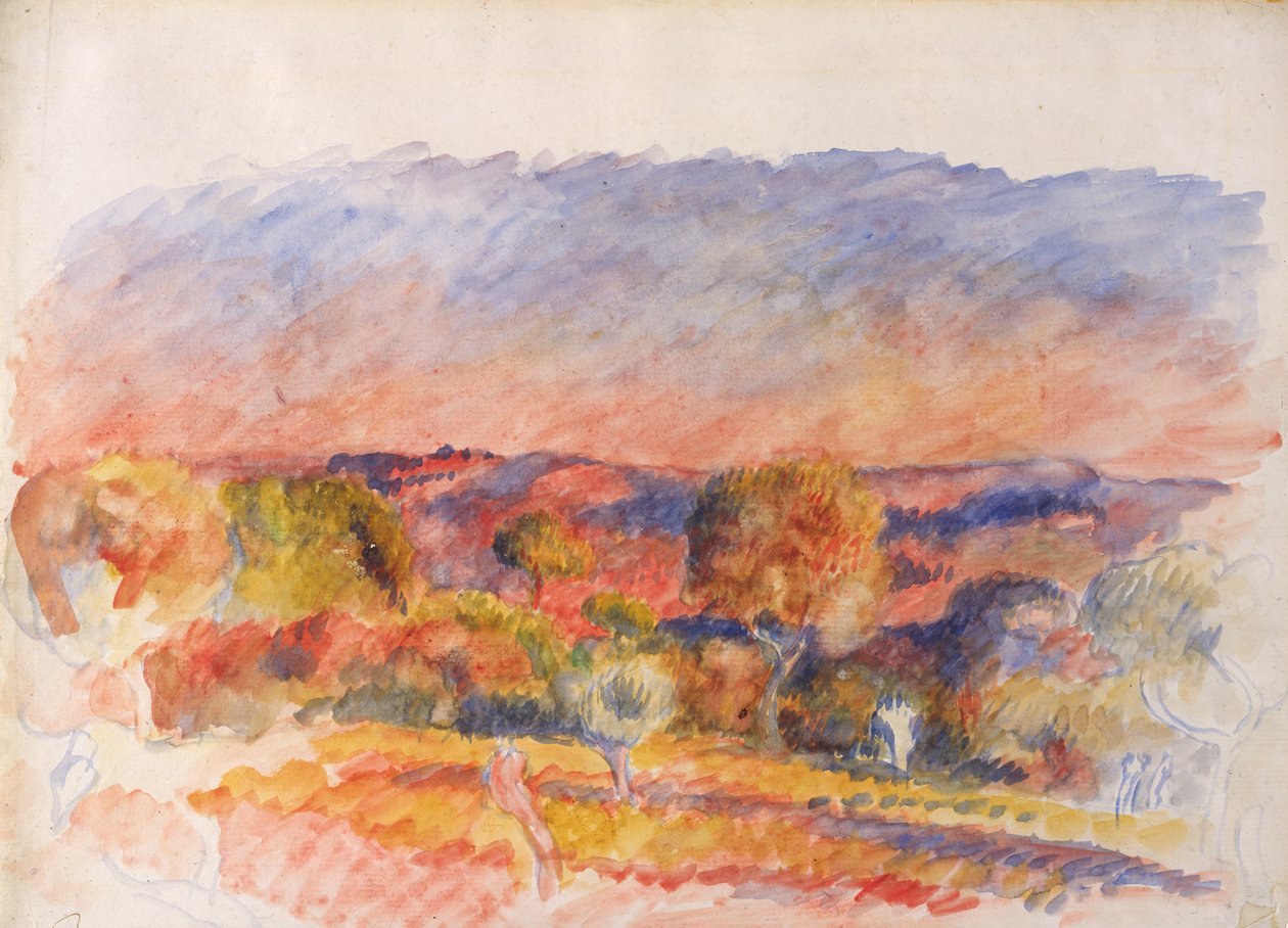 Paisaje, 1889 de Pierre Auguste Renoir