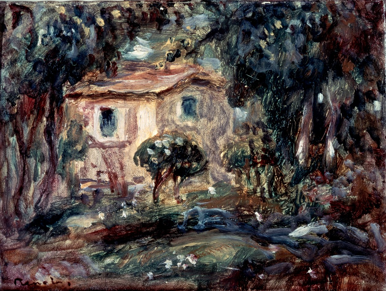Paisaje. Le Cannet, 1902 de Pierre Auguste Renoir