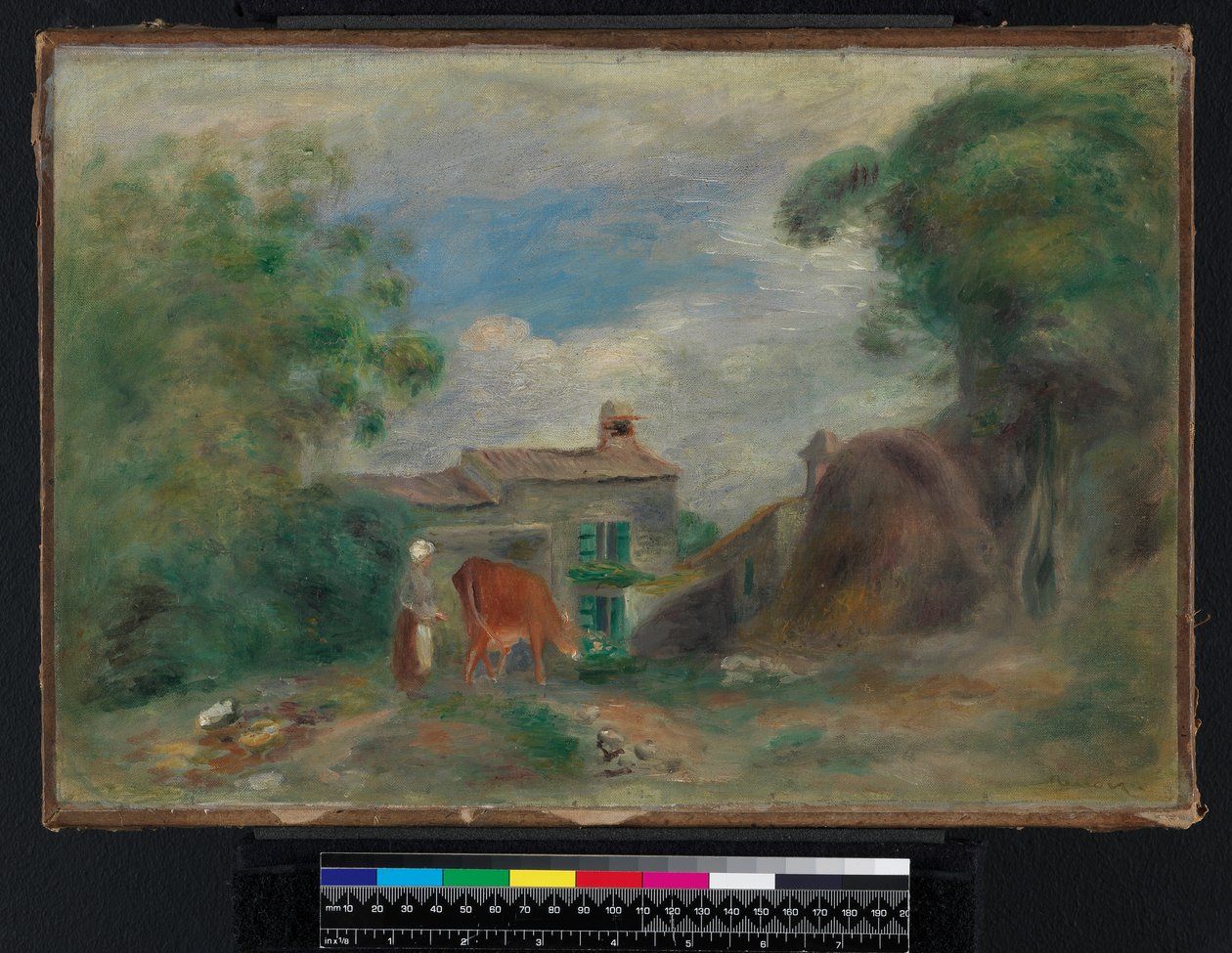 Paisaje con figuras, antes de 1919 de Pierre Auguste Renoir