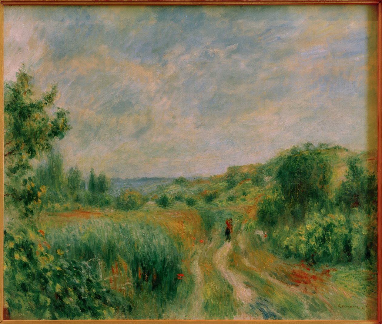 Paisaje en Essoyes de Pierre Auguste Renoir