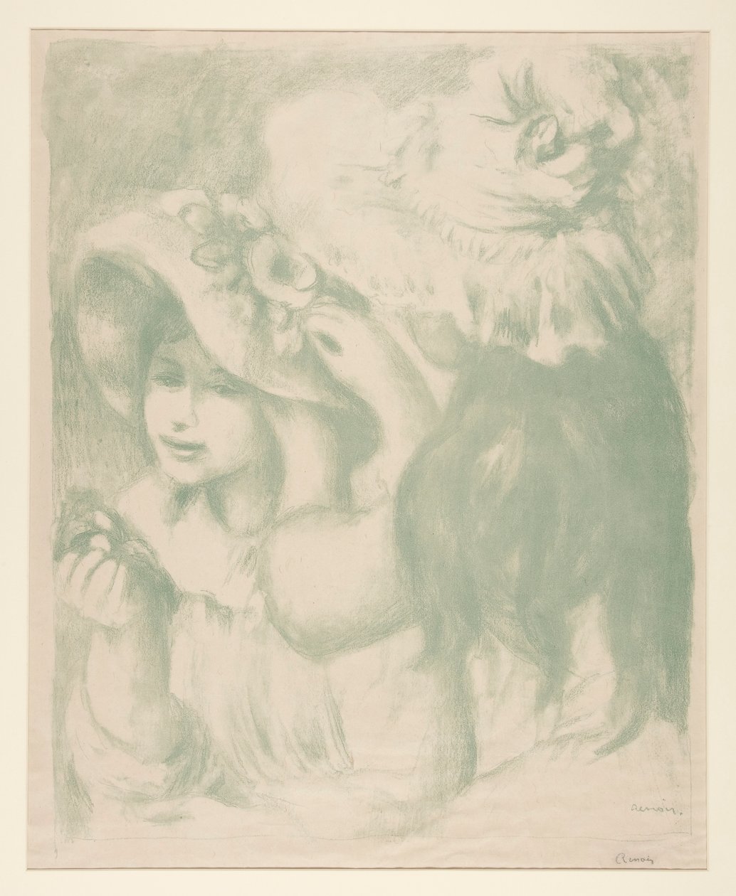 Le Chapeau ?pingl? (El sombrero clavado) de Pierre Auguste Renoir