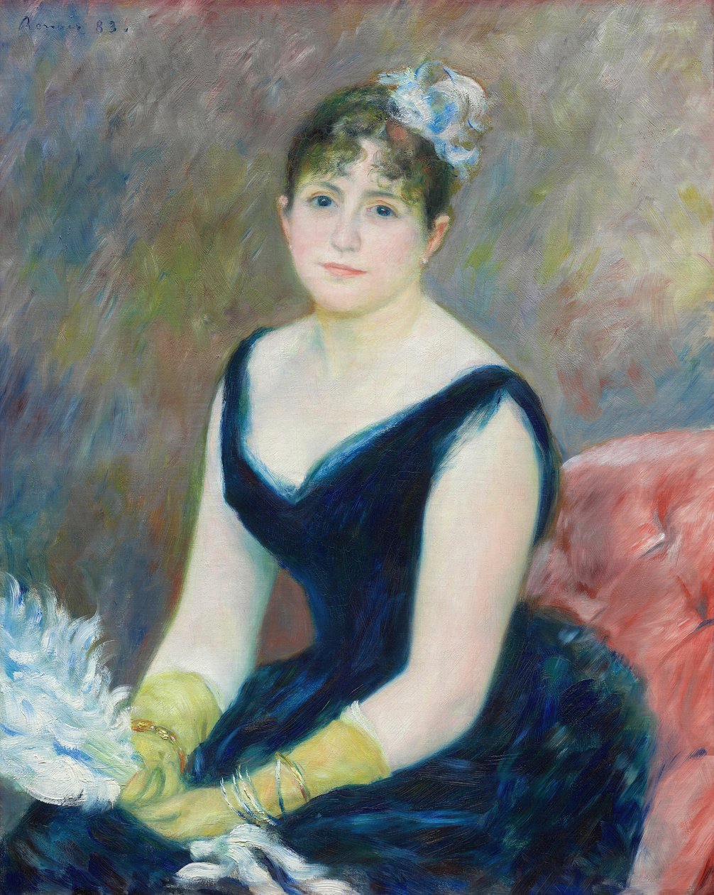 Madame Léon Clapisson, 1883 de Pierre Auguste Renoir