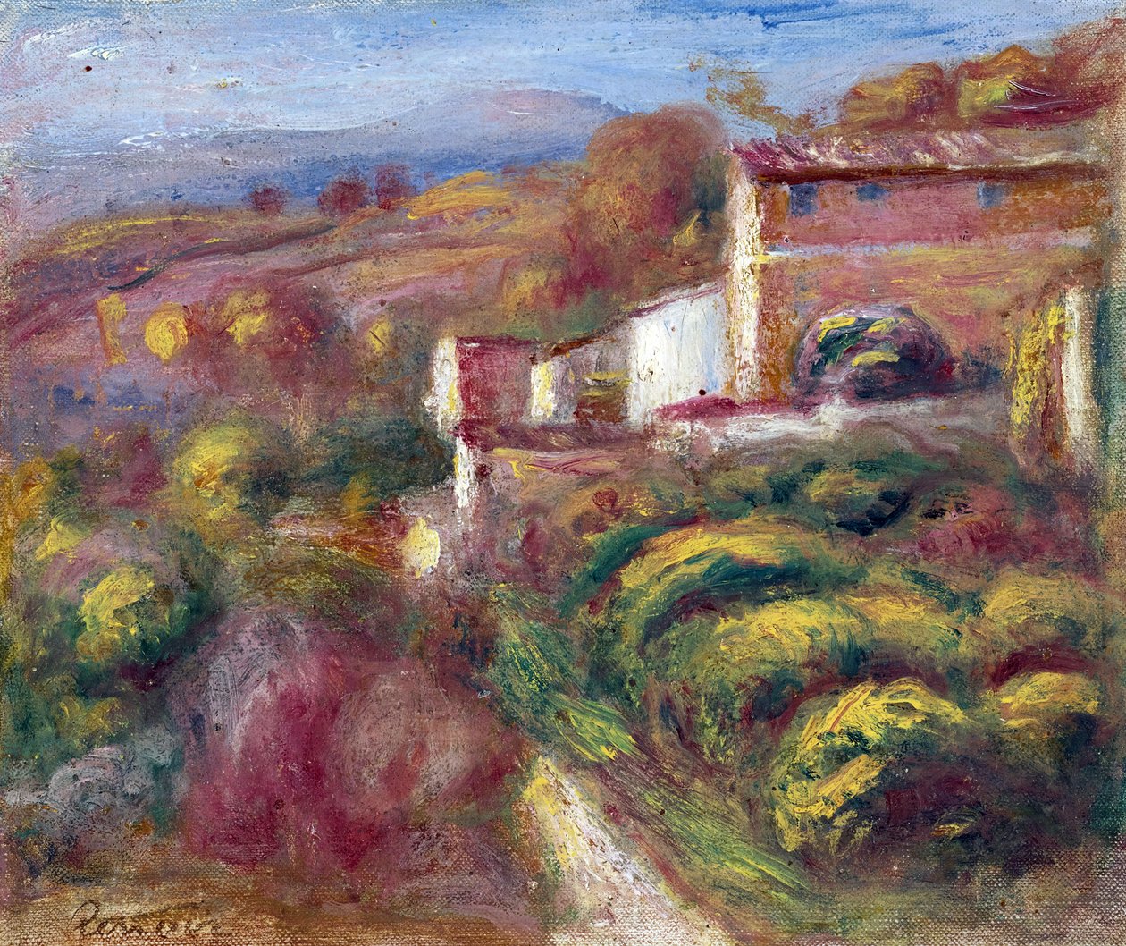 Casa de correos (Cagnes sur mer) de Pierre Auguste Renoir