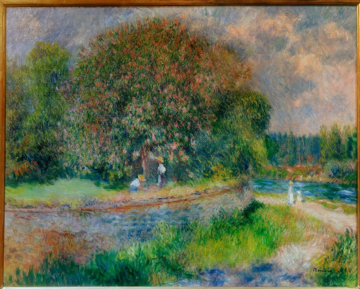 Castaño en flor de Pierre Auguste Renoir