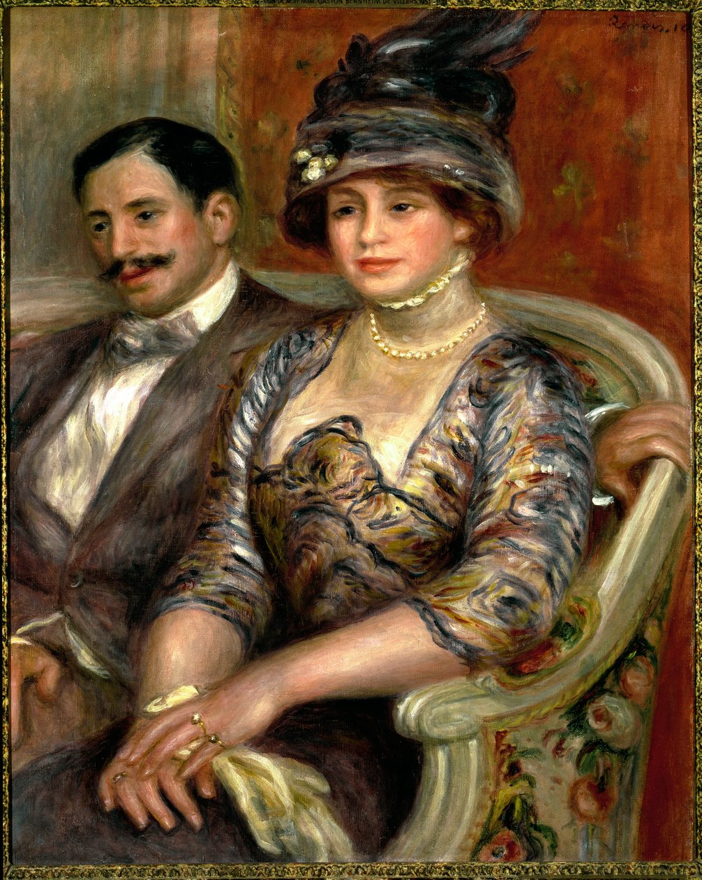 Monsieur et Madame Bernheim de Villers - Retrato de Gaston Bernheim de Villers de Pierre Auguste Renoir