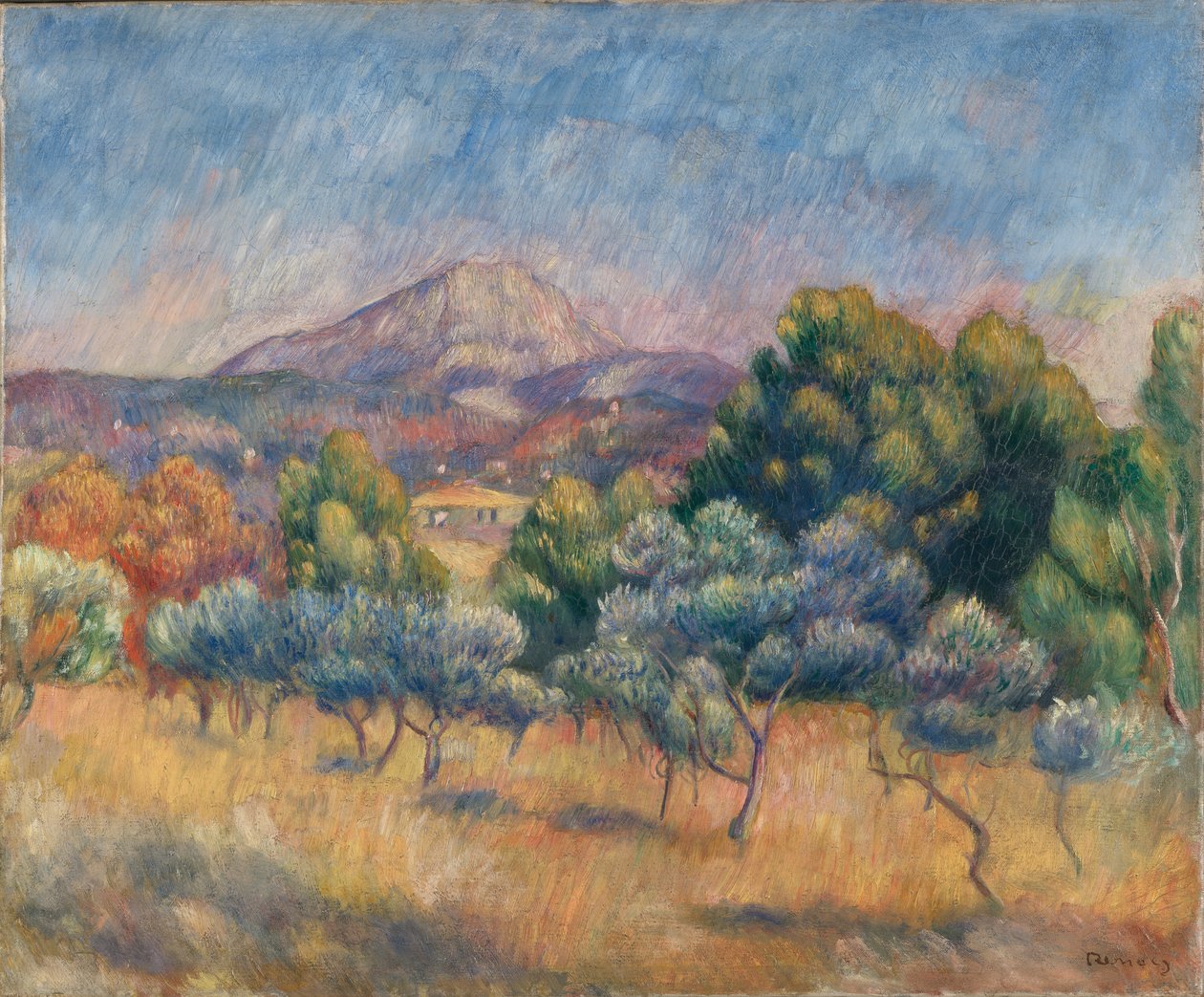 Mont Sainte-Victoire de Pierre Auguste Renoir