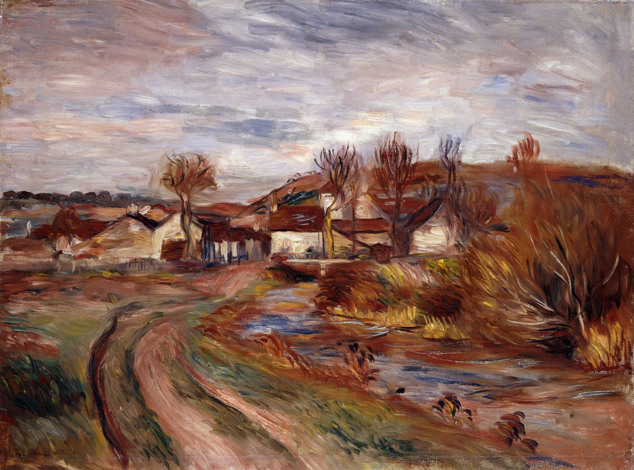 Paisaje en Normandía de Pierre Auguste Renoir