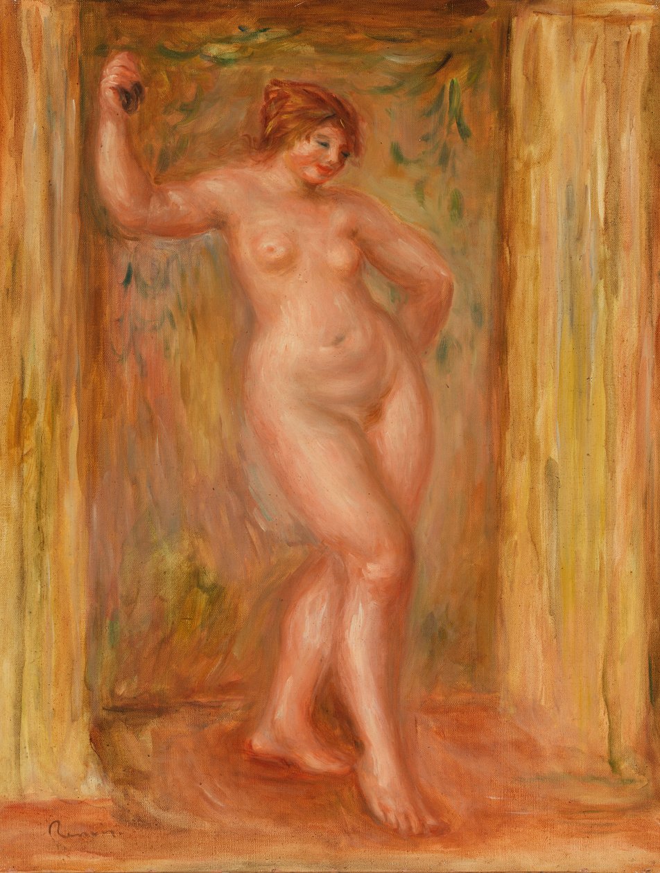Desnuda con castañuelas de Pierre Auguste Renoir