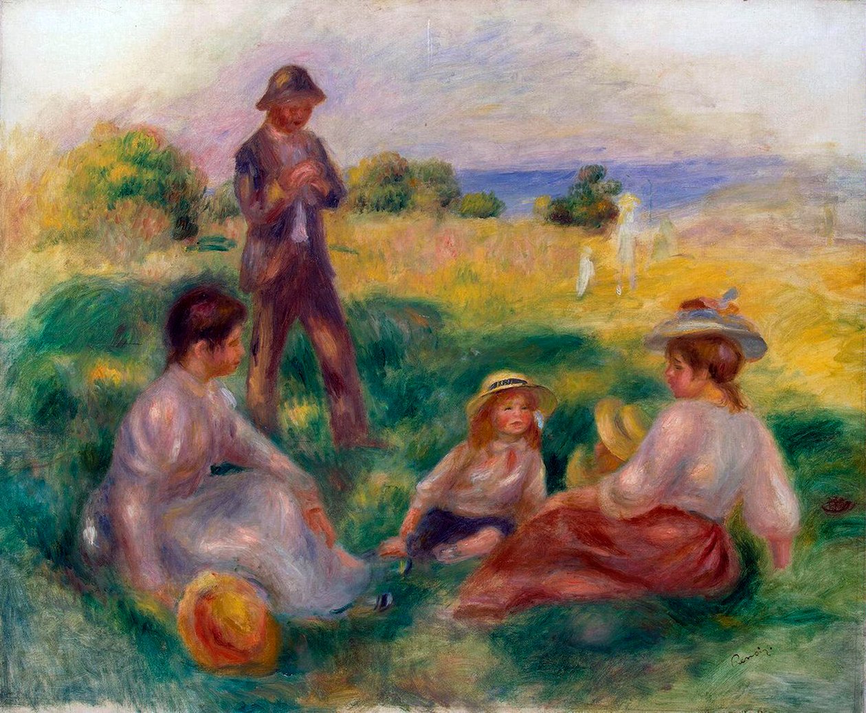 Fiesta en el Campo en Berneval de Pierre Auguste Renoir