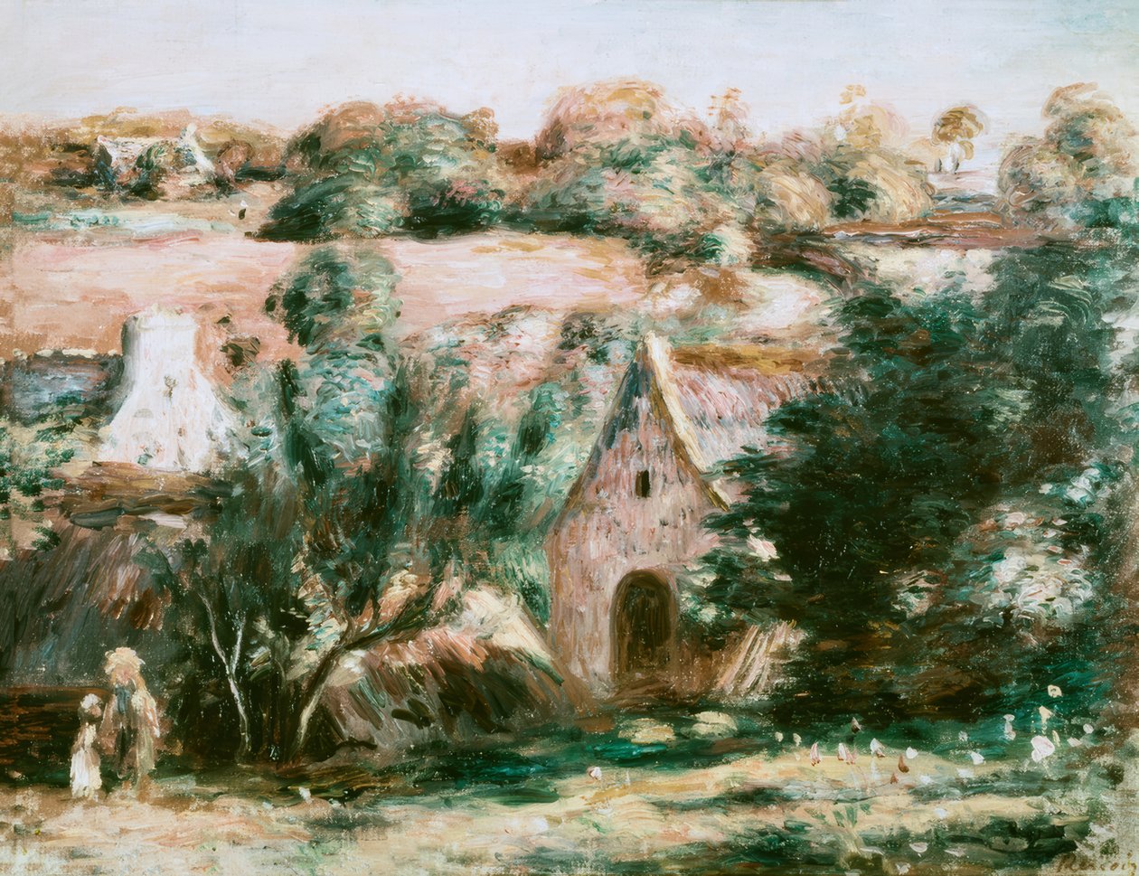 Paisaje de Bretaña de Pierre Auguste Renoir
