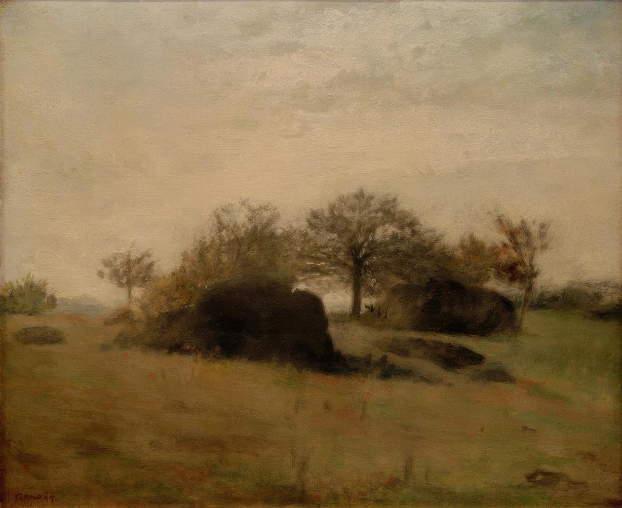 Paisaje de Fontainebleau de Pierre Auguste Renoir