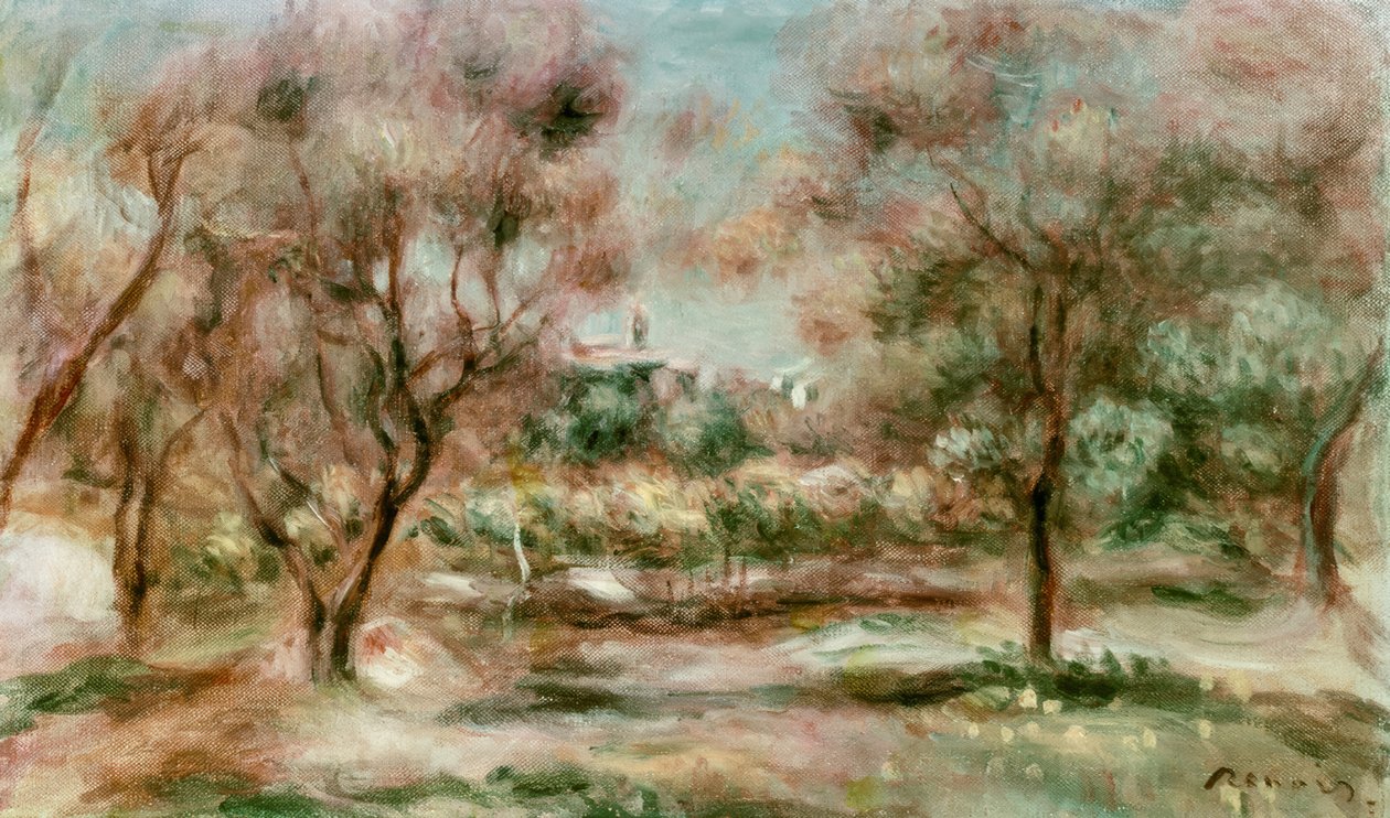 Paisaje de Grasse de Pierre Auguste Renoir