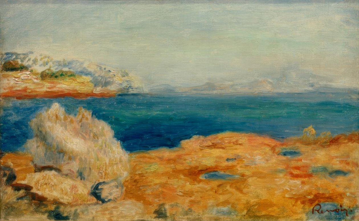Paisaje costero de Pierre Auguste Renoir