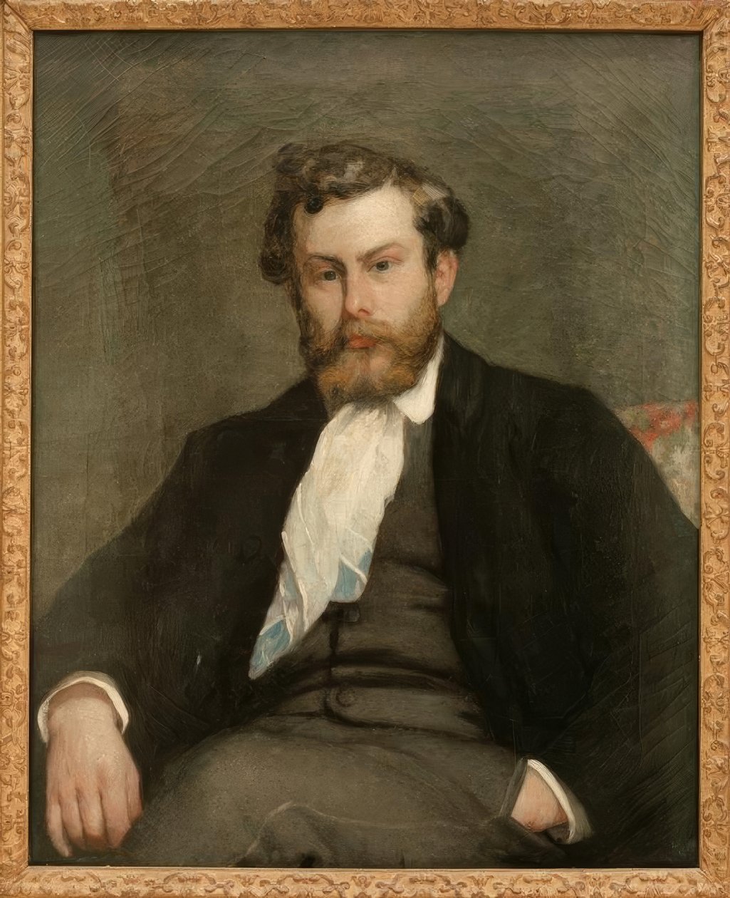 Retrato del pintor Alfred Sisley de Pierre Auguste Renoir