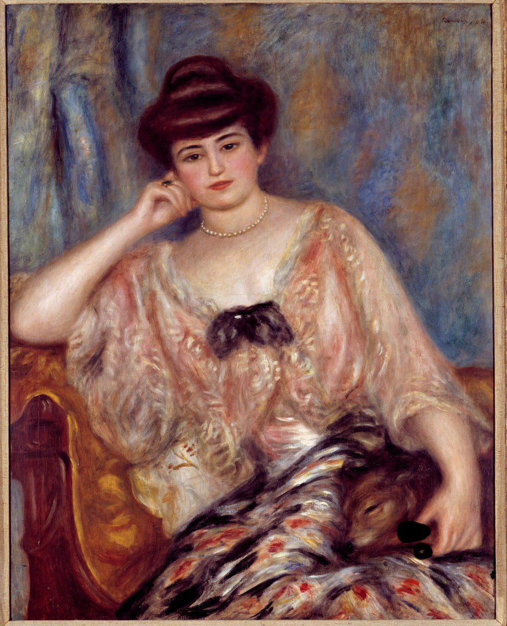 Retrato de Misia Sert (1872-1950) de soltera Godebska de Pierre Auguste Renoir