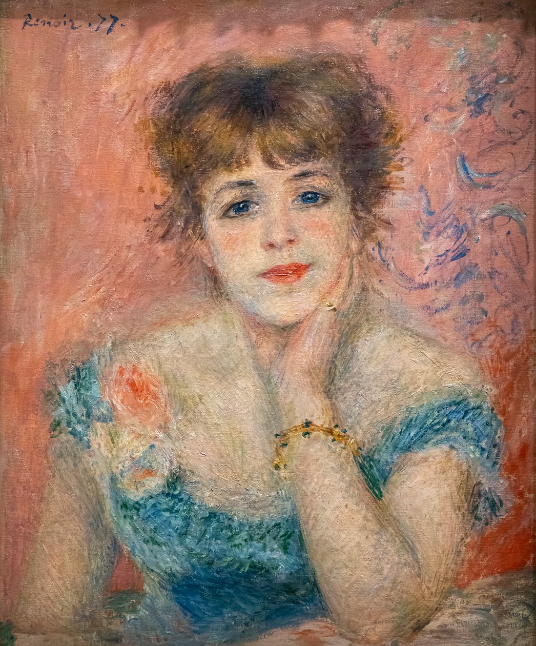Retrato de la actriz Jeanne Samary de Pierre Auguste Renoir