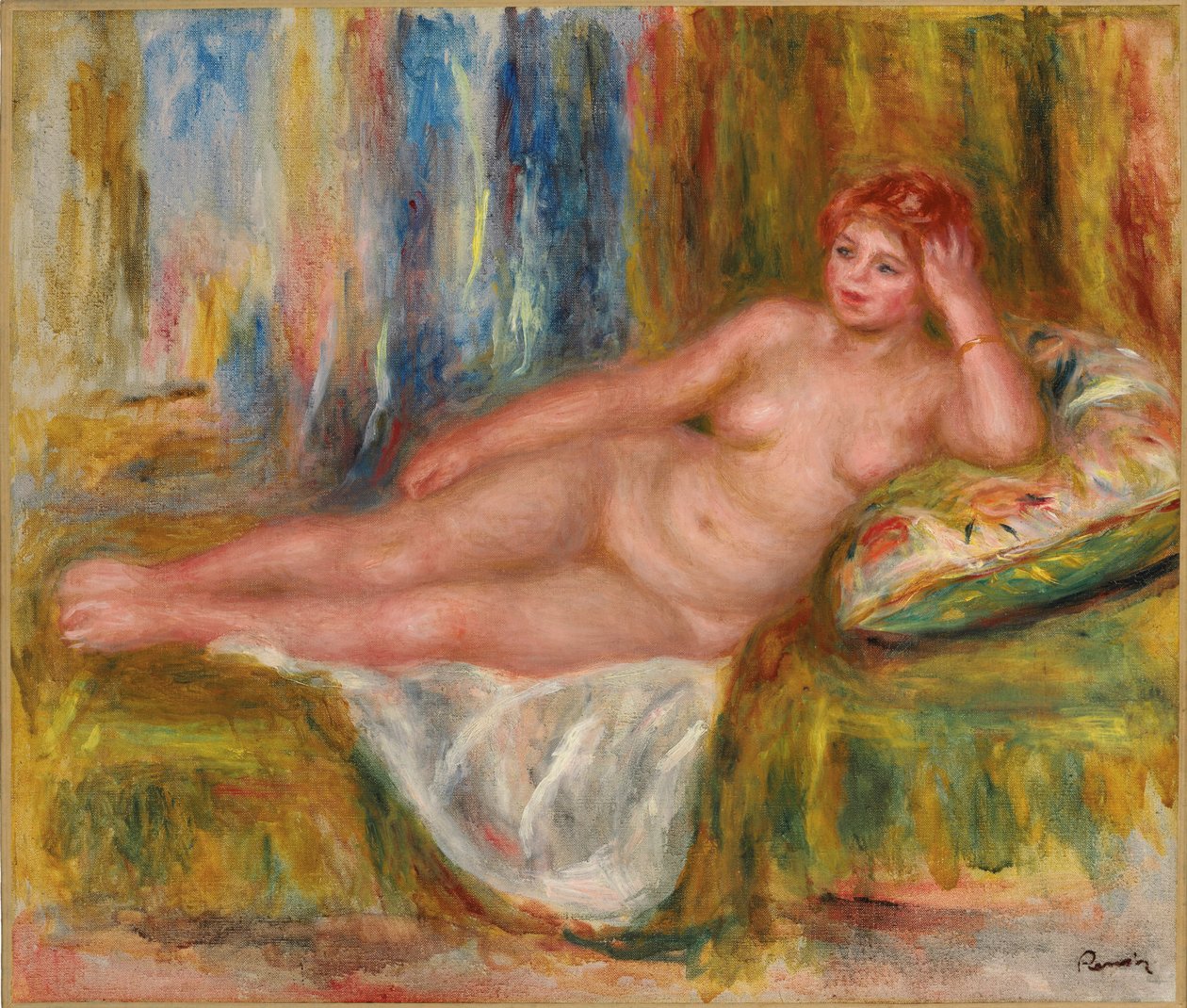 Desnudo femenino reclinado de Pierre Auguste Renoir