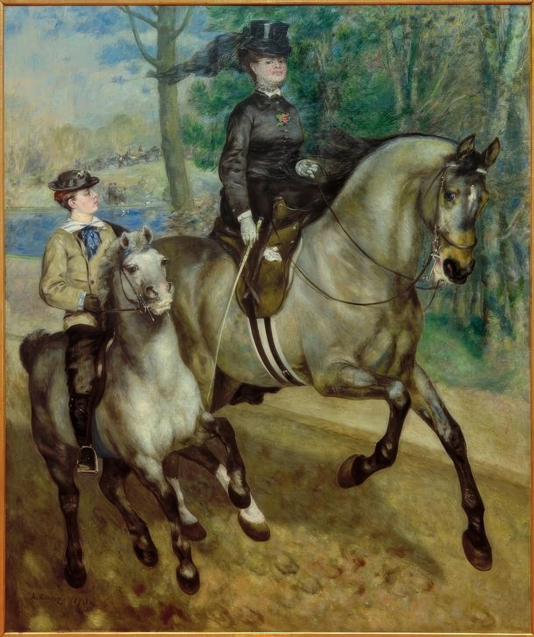 Jinete en el Bois de Boulogne de Pierre Auguste Renoir