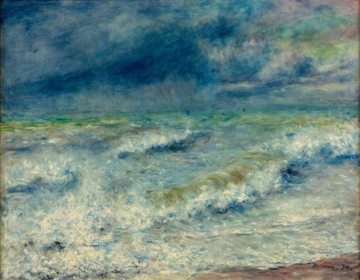 Vista marina de Pierre Auguste Renoir