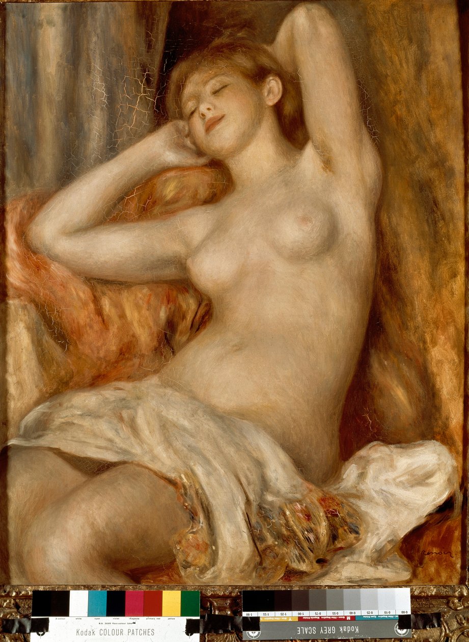 Bañista durmiendo (Niña durmiendo) de Pierre Auguste Renoir
