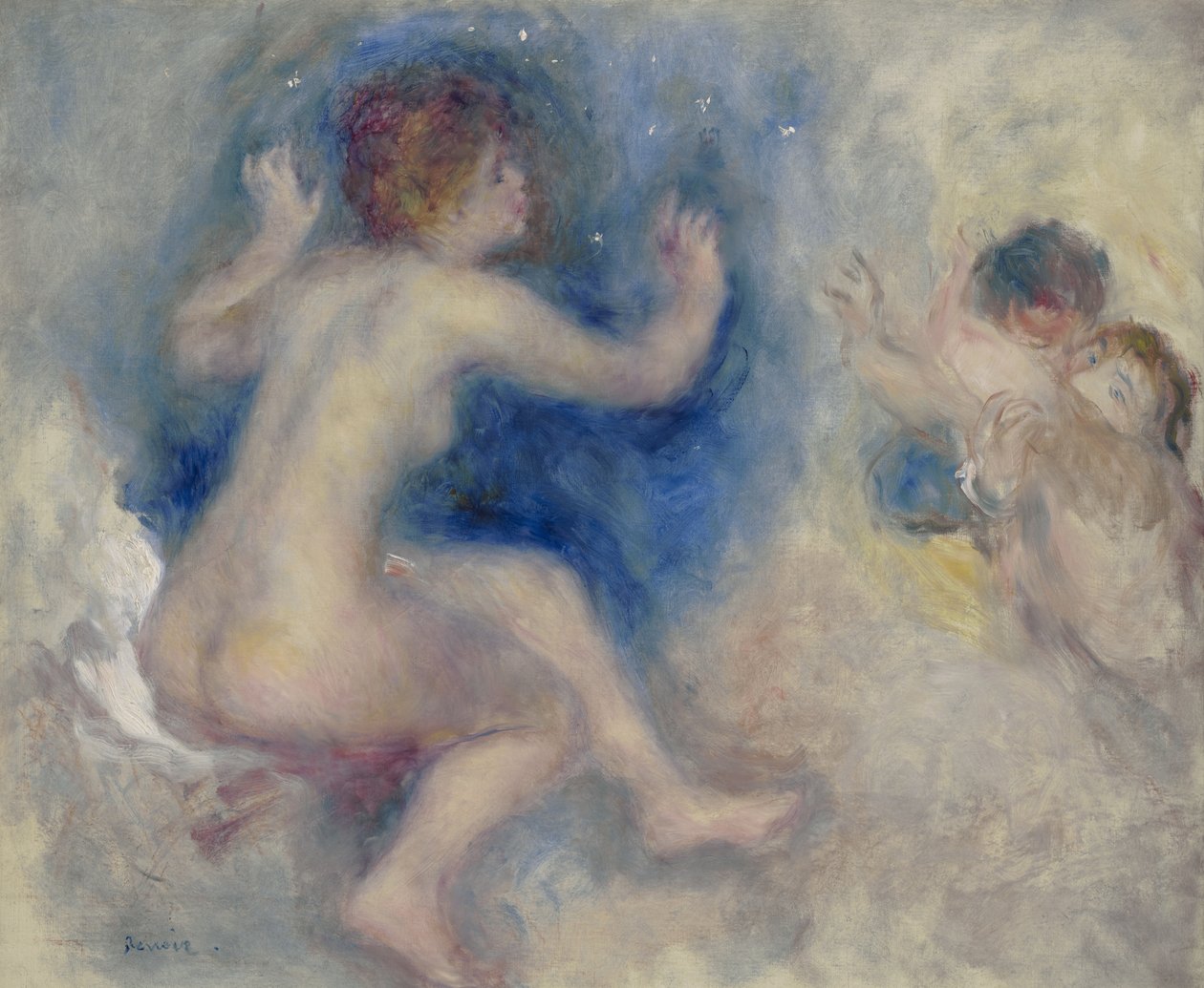 Estudio para "Escena de Tannhäuser, Tercer Acto", 1879 de Pierre Auguste Renoir