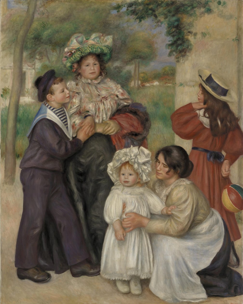 La familia del artista, 1896 de Pierre Auguste Renoir
