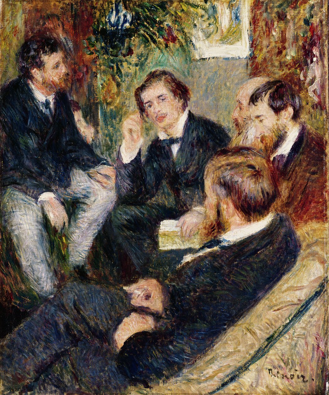 El Estudio del Artista, Rue Saint-Georges, 1876 de Pierre Auguste Renoir