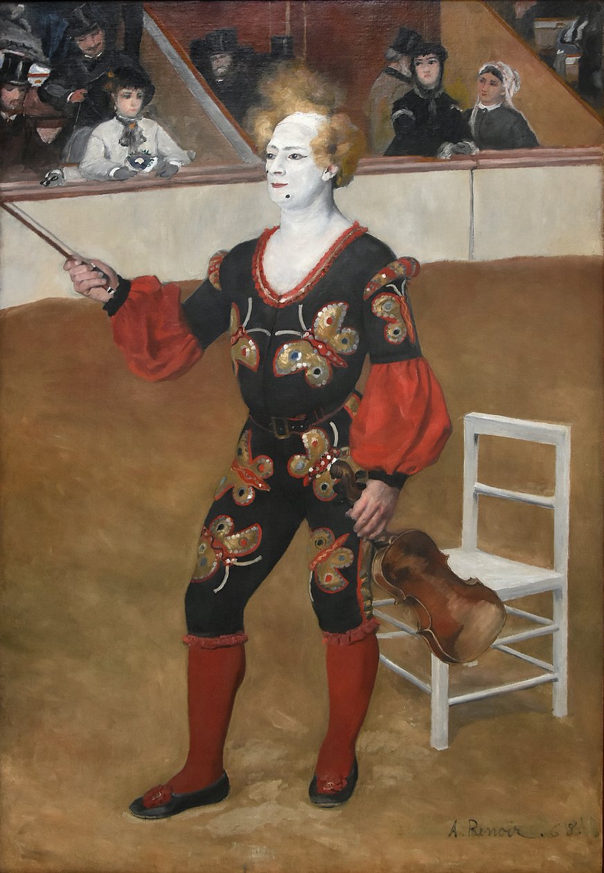 El payaso de Pierre Auguste Renoir
