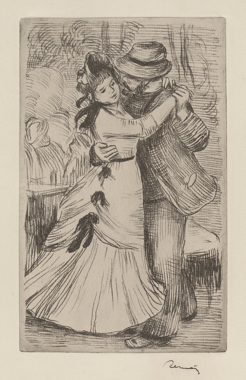 el baile del campo de Pierre Auguste Renoir