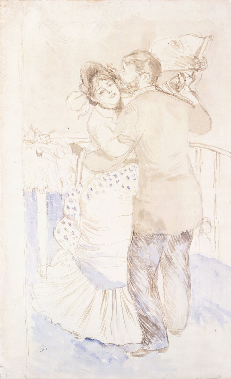 El baile campestre, 1883 de Pierre Auguste Renoir