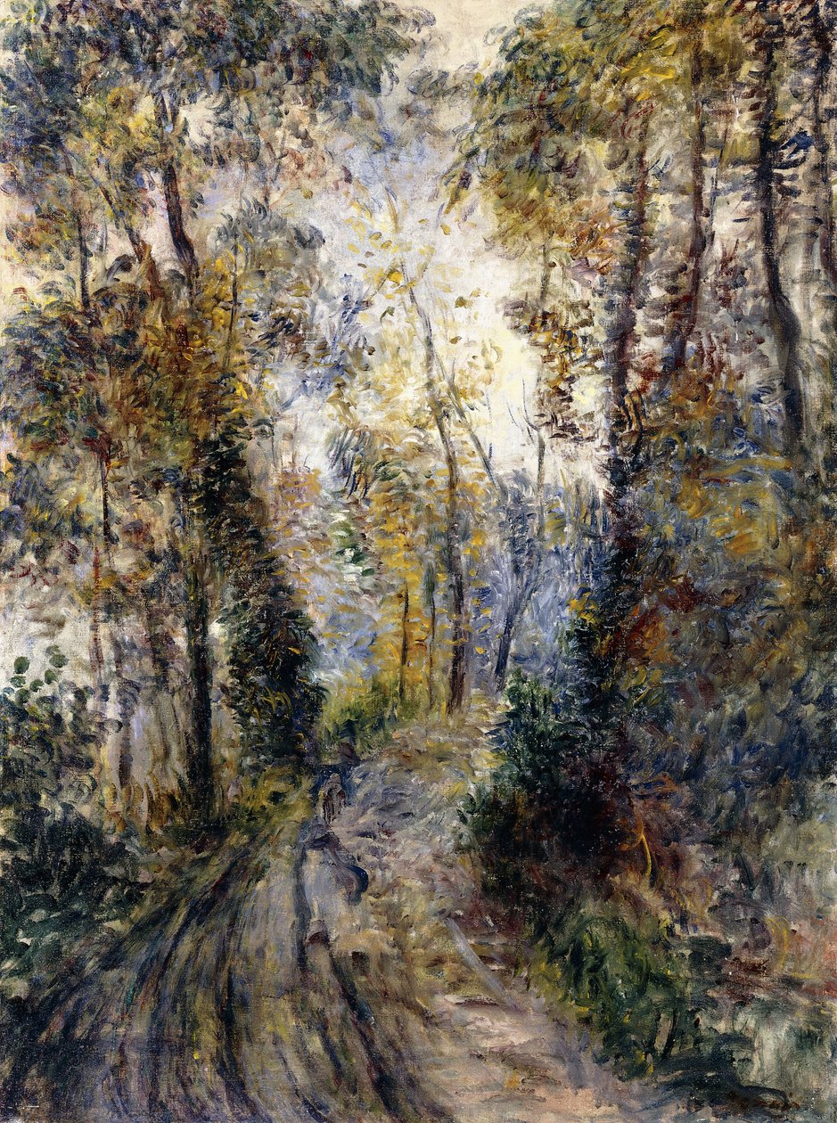 El camino del bosque, 1871 de Pierre Auguste Renoir