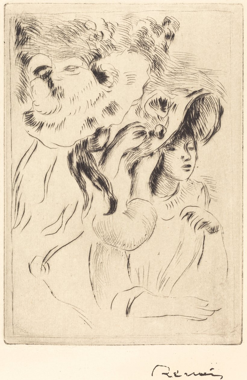 El alfiler del sombrero Le chapeau épingle de Pierre Auguste Renoir
