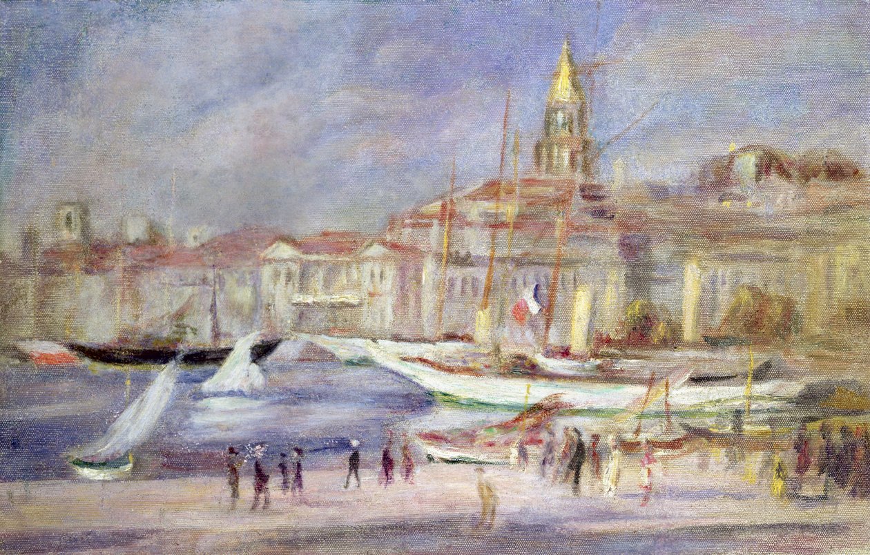 El viejo puerto de Marsella, c.1912 de Pierre Auguste Renoir