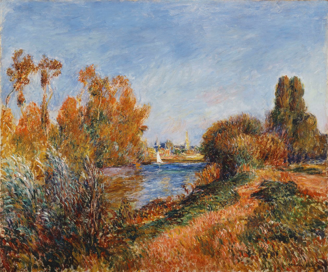 El Sena en Argenteuil, 1888 de Pierre Auguste Renoir