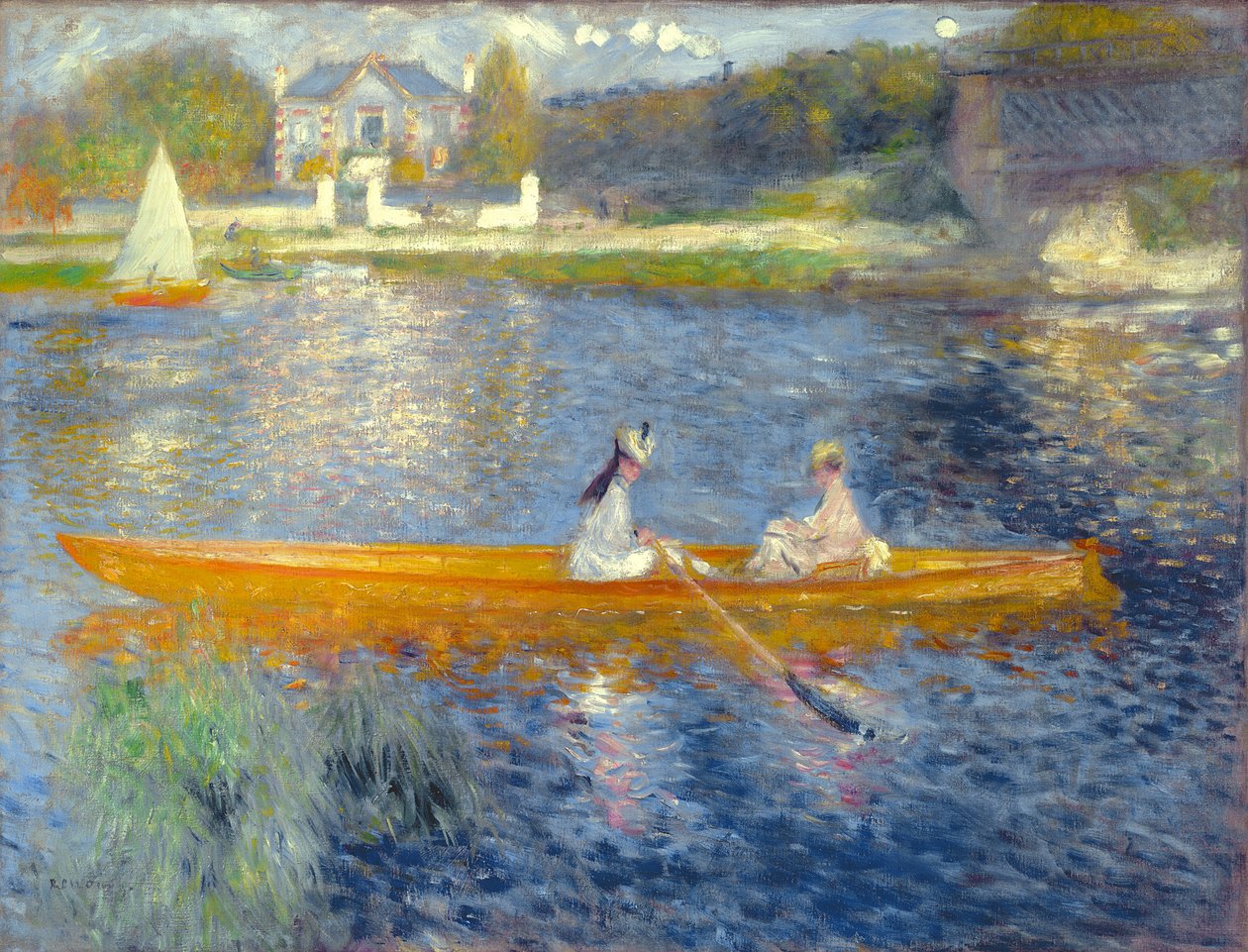 El esquife (La Yole), 1875 de Pierre Auguste Renoir
